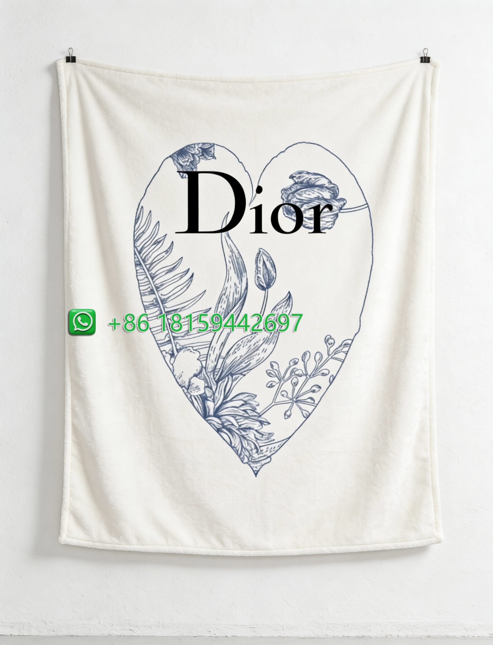 Dior Throw Blankets
